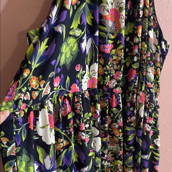 New York &Co Floral Sleeveless Dress size XL - Picture 11 of 14